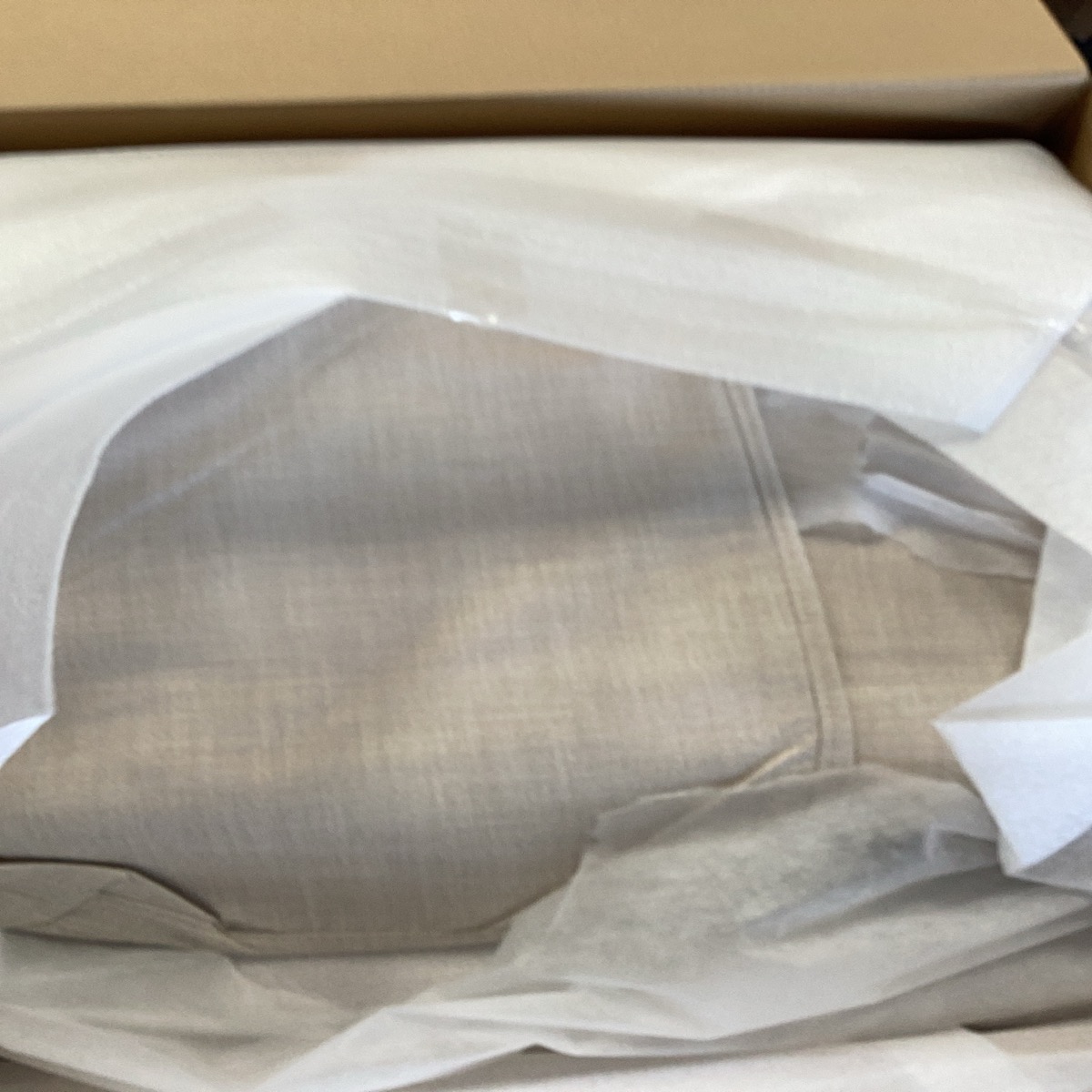 Piece of sofa. Beige. Possible middle piece.