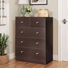 (Incomplete )Winado 5-Drawer Wood Storage Dresser for Bedroom,Chest of Drawers for Closet