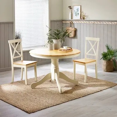 (Box 2 of 2) Bale Oak Effect Wooden Dining Table BASE