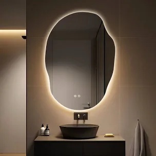 Zhongshan Chengjiang Glass Technology LED Irregular Bathroom Mirror