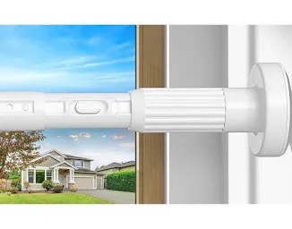 Patisio Heavy Duty Large Outdoor Shower Curtain Rod (41-126 inch / 4-10 ft)