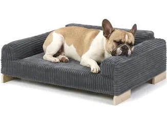 Veehoo Pet Couch (Walnut, Left)
