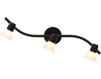 East Furniture XB-TR1223-3-BN 3-Light GU10 Track Lighting Fixture