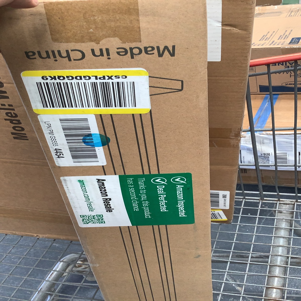 Amazon Resale Inspected Package