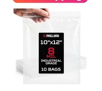 Paclord Extra Large Zip Seal Lock Bags (50 Count)