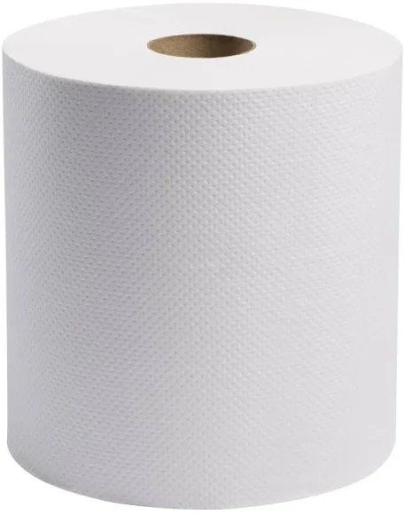 Amazon Commercial Hard Roll Towels, 1-Ply, 800-Foot Rolls 6 count
