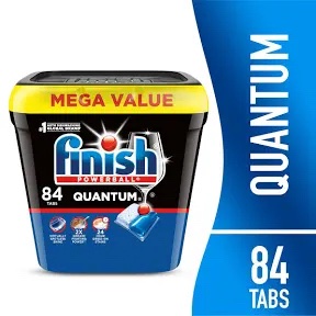 Finish Quantum Powerball Automatic Dishwasher Detergent, 84 Tabs