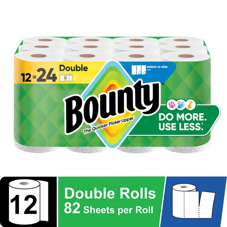 Bounty Paper Towels, 16 Family Rolls