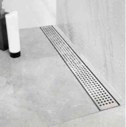 24-inch Linear Shower Drain with Adjustable Feet