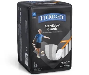 Medline MSCMG02 Incontinence Male Guard Liners