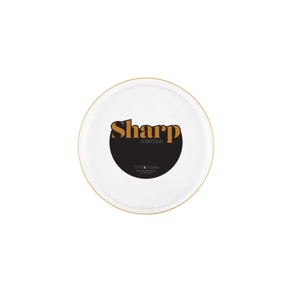 Sharp Collection 5.5" Bread & Butter Plates (120 Count)