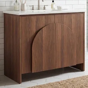 36 Inch Arched Door Bathroom Vanity with Sink