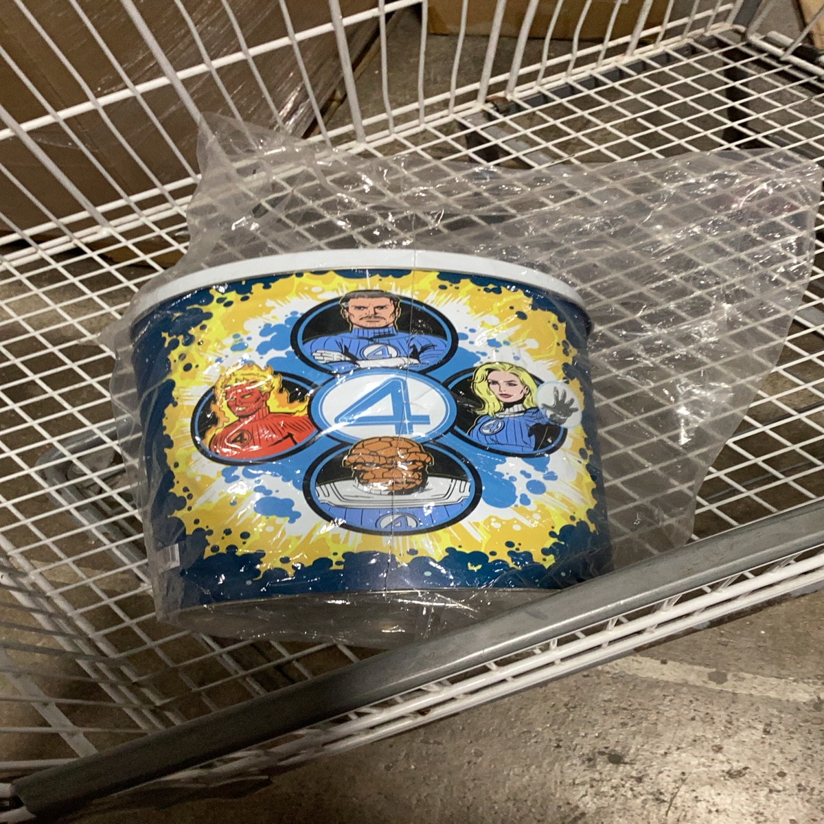 Marvel Fantastic Four Popcorn Tin / Storage Bucket