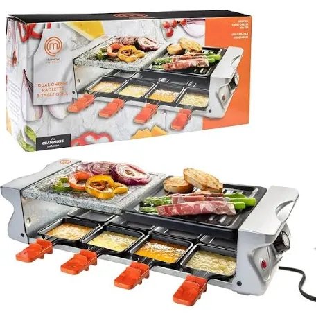 MasterChef Dual Cheese Raclette & Table Grill
