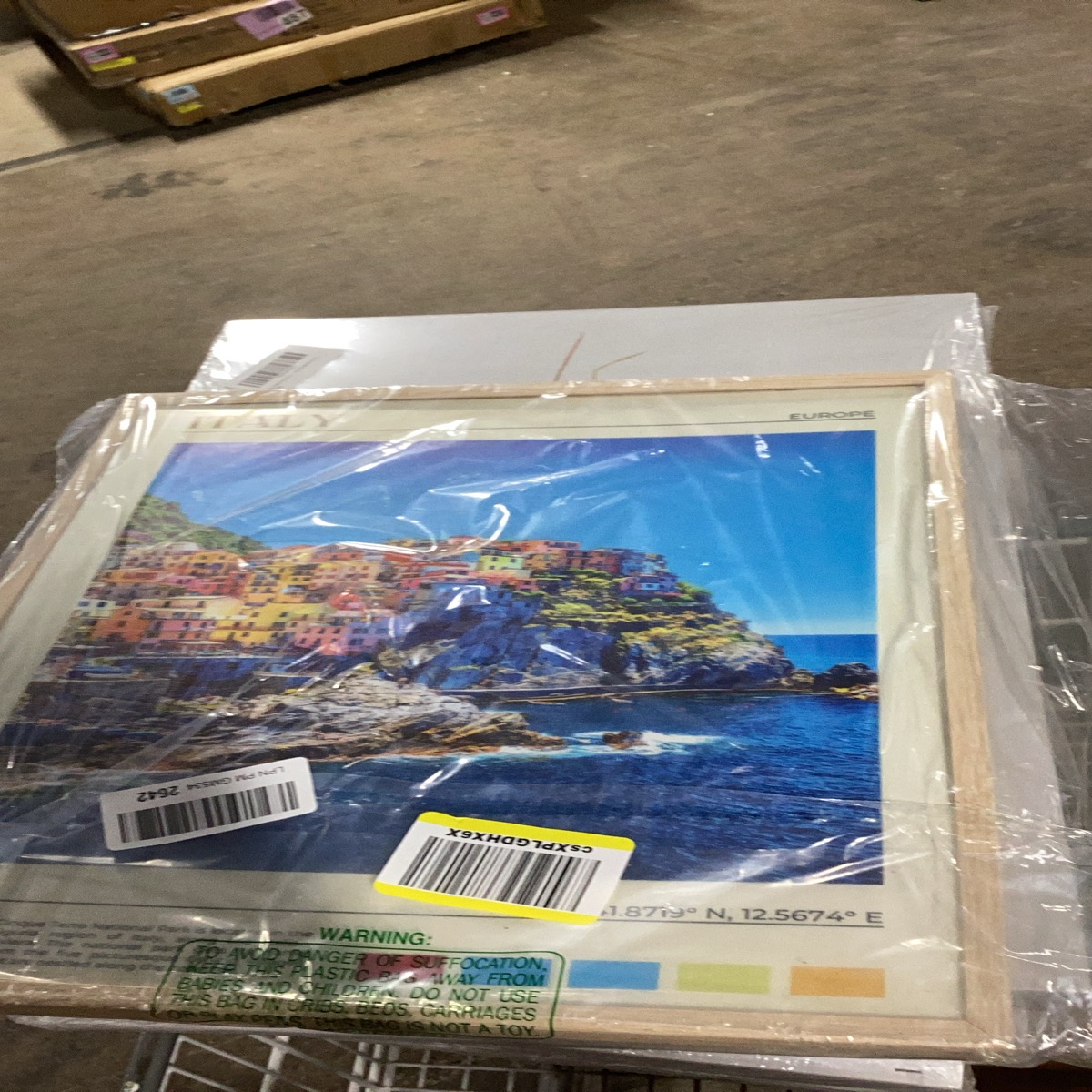 Cinque Terre Italy Framed Wall Art Print
