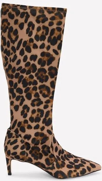 Women's Over-the-Knee Leopard Print Boots size 9