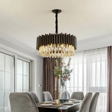 30" Modern Entryway Foyer Light Fixture. Chandelier