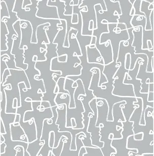Surface Style Peel and Stick Wallpaper - Gestures Pattern 160010