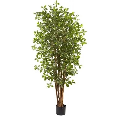 FEELEAD Faux Black Olive Tree