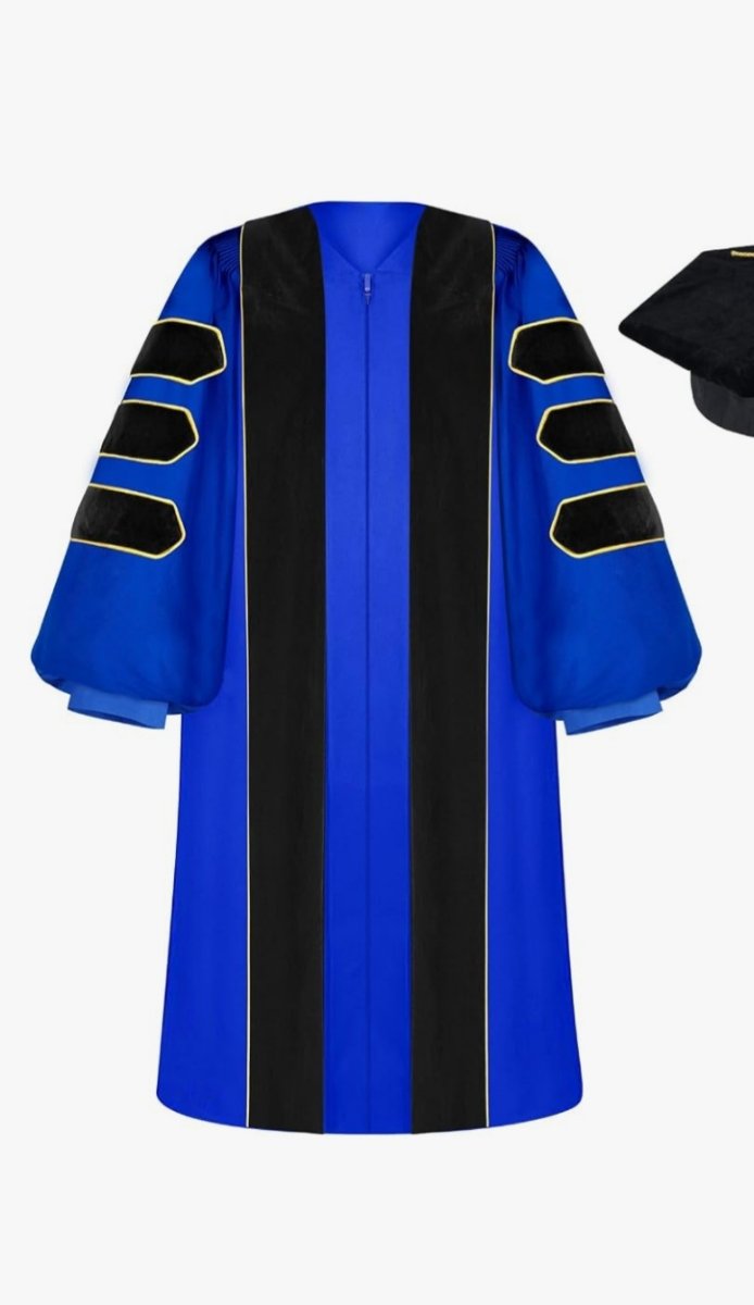 Mukum Unisex Deluxe Sapphire Blue Robe