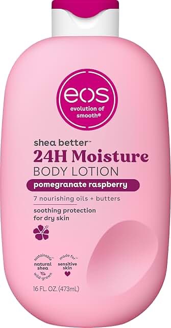 eos Shea Better 24H Moisture Body Lotion - Pomegranate Raspberry
