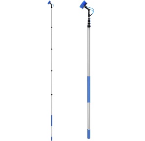 Telescopic Window Cleaning Pole with Water-Fed Brush