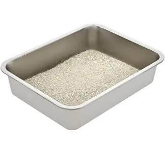 Unbranded Stainless Steel Litter Box with Scoop