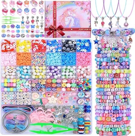 Klmars Bracelet Making Kit with Animal Toppers