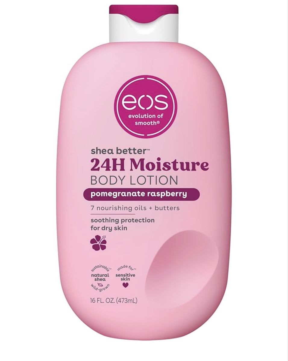 eos Shea Better 24H Moisture Body Lotion, Pomegranate Raspberry