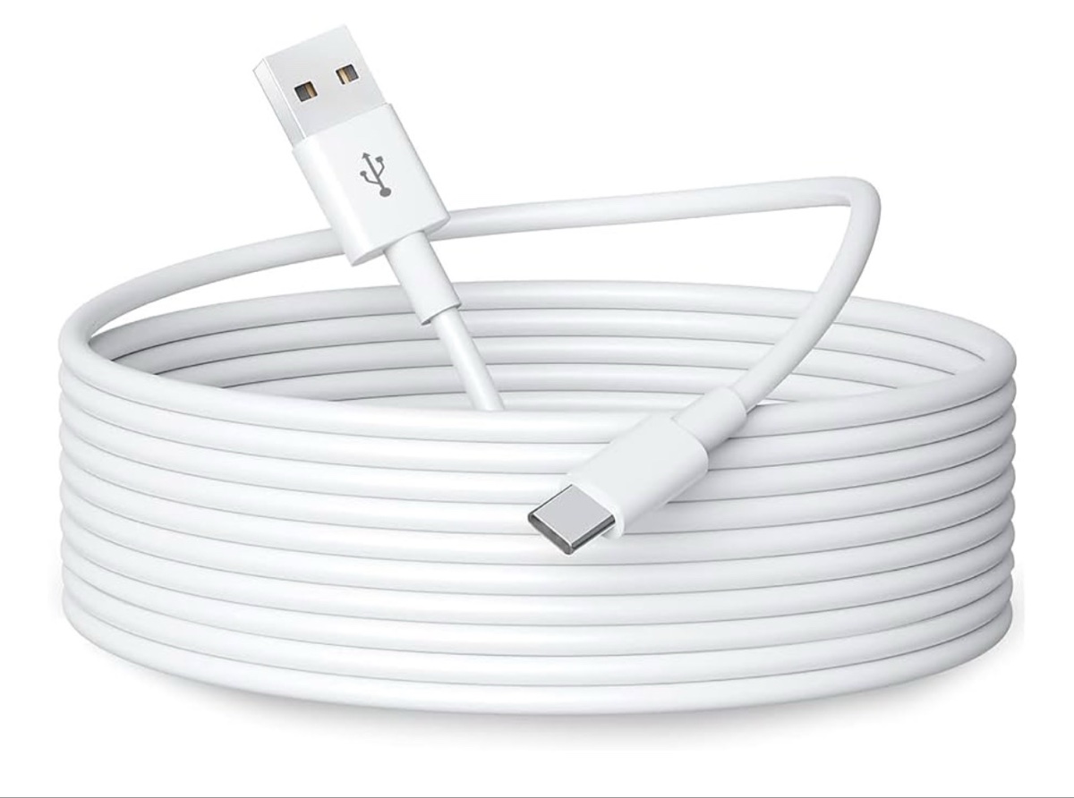 Ennotek 10ft USB to USB Type-C Charging Cable, White
