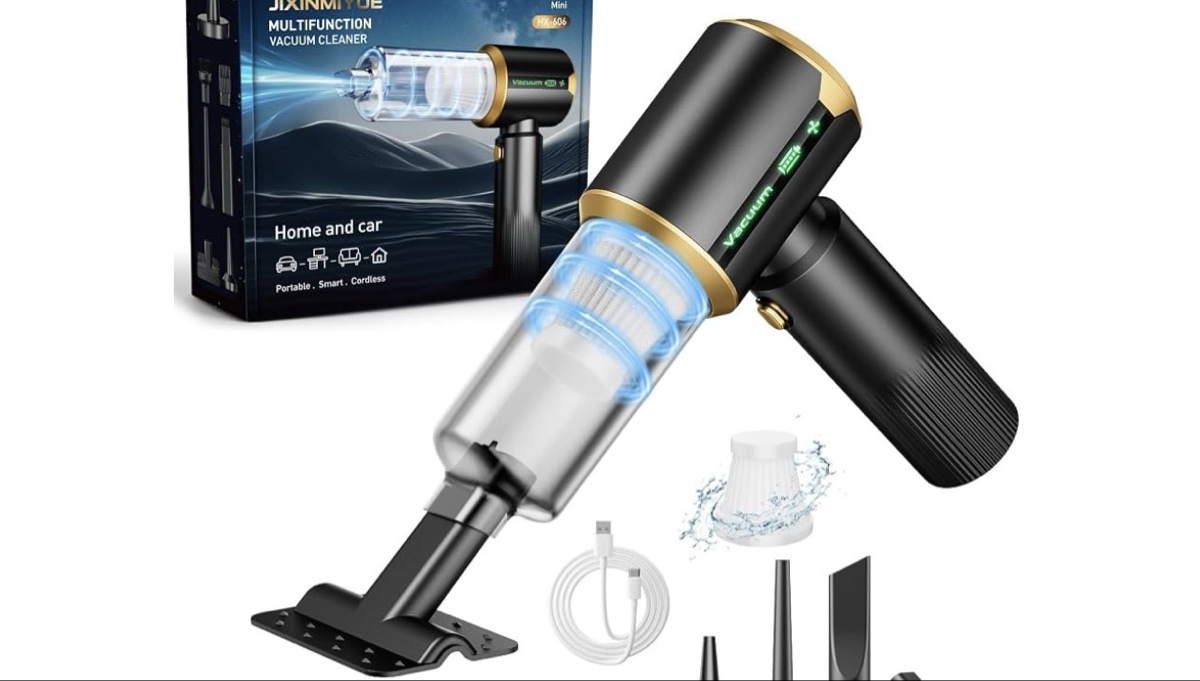 EYYA LT-135 Multifunction Portable Mini Blowing & Suction Car Vacuum Cleaner