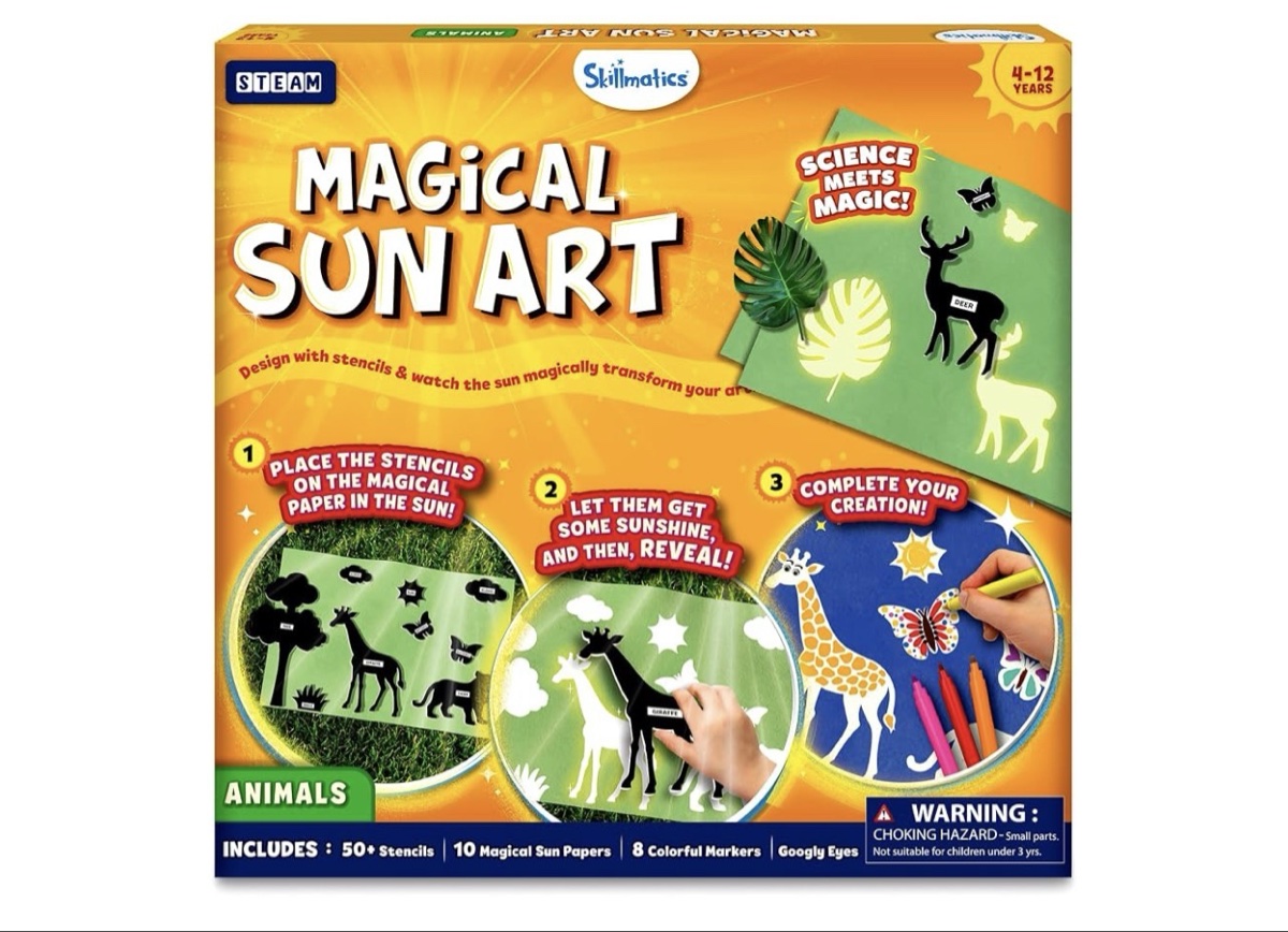 Skillmatics Magical Sun Art - Animals Edition