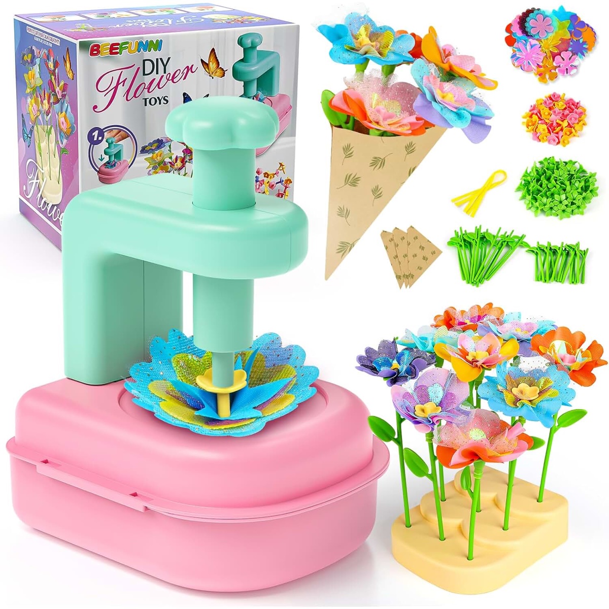 EEFUNNI DIY Flower Toys Craft Kit