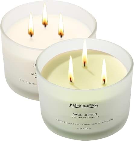 KBHOMFRA Scented Candle - Sage Citrus