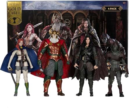McFarlane Toys The Lord of the Rings: The War of the Rohirrim Gold Label 4-Pack