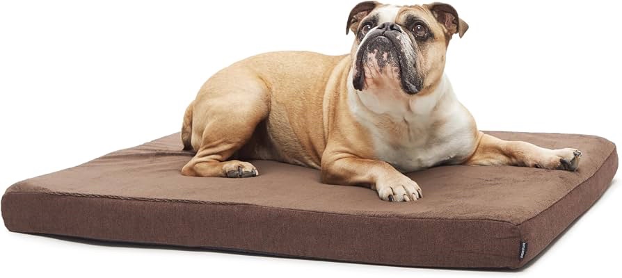 Bark Cooling Gel Memory Foam Dog Bed, Medium, Expresso
