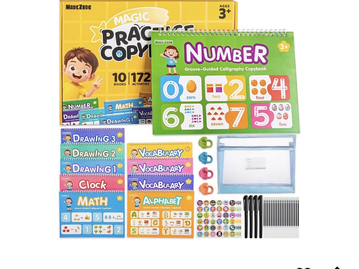MarcZero Magic Practice Copybook Set - 10 Books