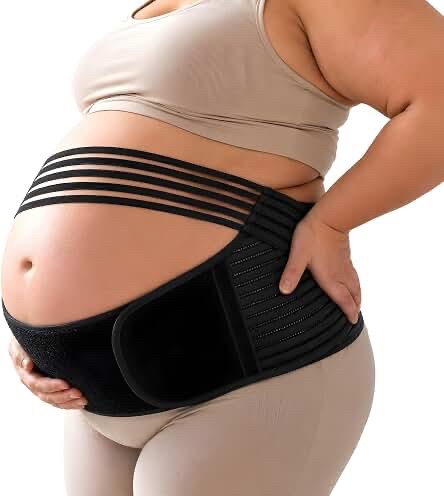 Plus Size Maternity Belly Band, 3XL-4XL (Waist 55-67 Inches)