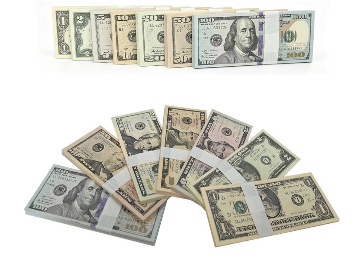Game Props New Edition Assorted Bills Series 2015A