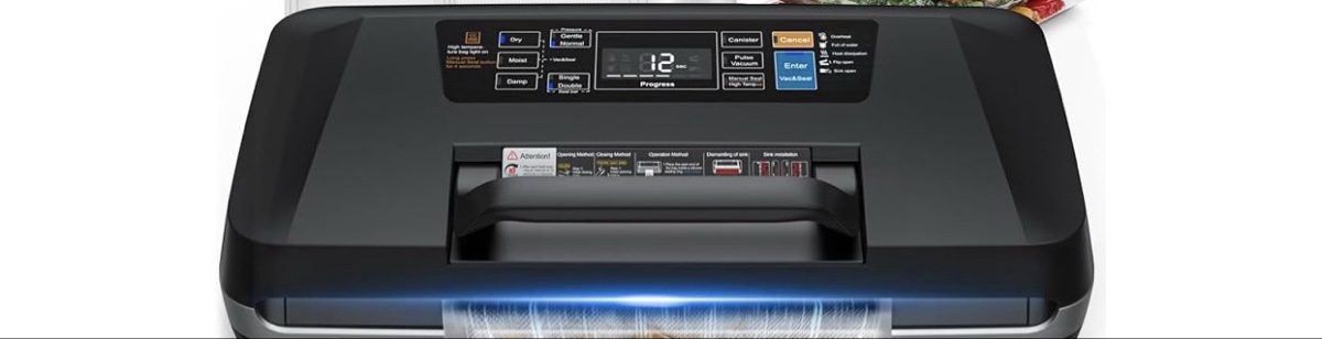 5-in-1 Vacuum Sealer Machine (Black) style may vary.