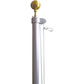 Sectional Pole Flagpole Kit (7.6m - 2.0mm thickness - 3m height)