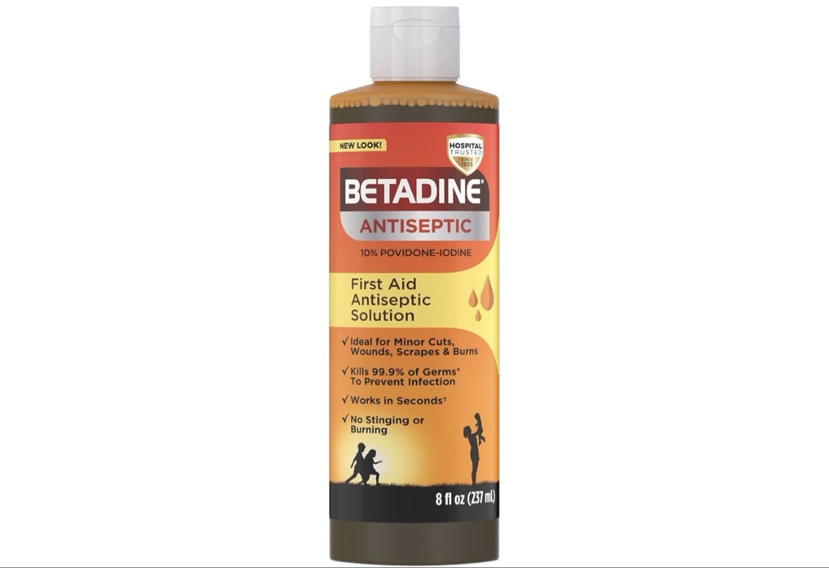 Betadine Antiseptic First Aid Solution, 10% Povidone-Iodine, 8 fl oz