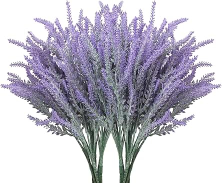 Artificial Purple Spring Grass Bundles