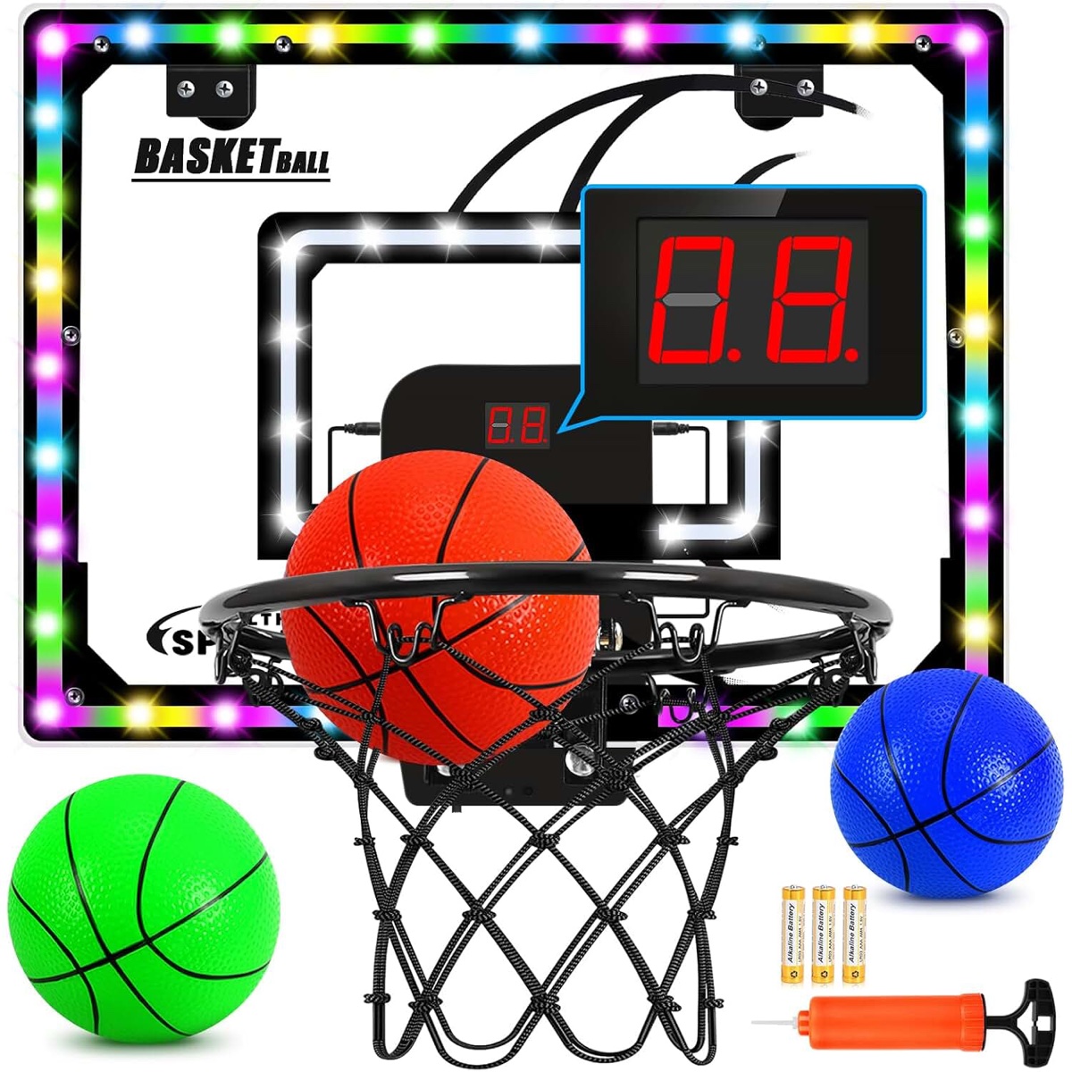 Children's Basketball Never Stop Hoop Game Set