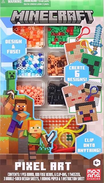 Minecraft Pixel Art Fuse Bead Craft Set