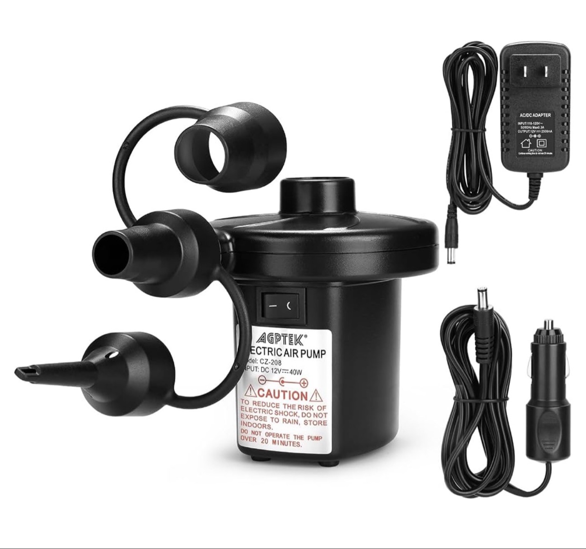 AGPTEK Electric Air Pump Inflator/Deflator