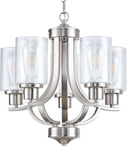 SIMILAR Glintawn Sand Nickel Chandelier
