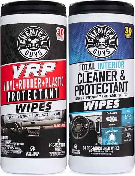 Chemical Guys Total Interior & VRP Protectant Wipes 2-Pack