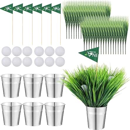 HFYZZ 6 Sets Golf Party Table Decoration Centerpieces