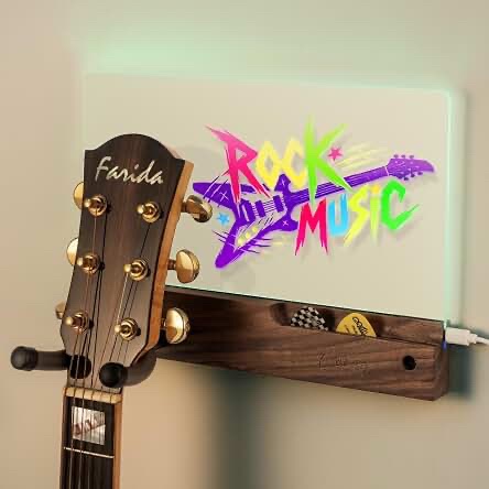 Coicy Guitar LED Board Mount - Walnut Finish
